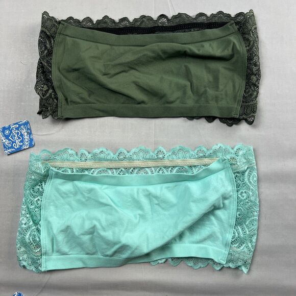 Free People Seamless Lace Reversible Bandeau Bra Lot M/L NWT - Picture 7 of 7